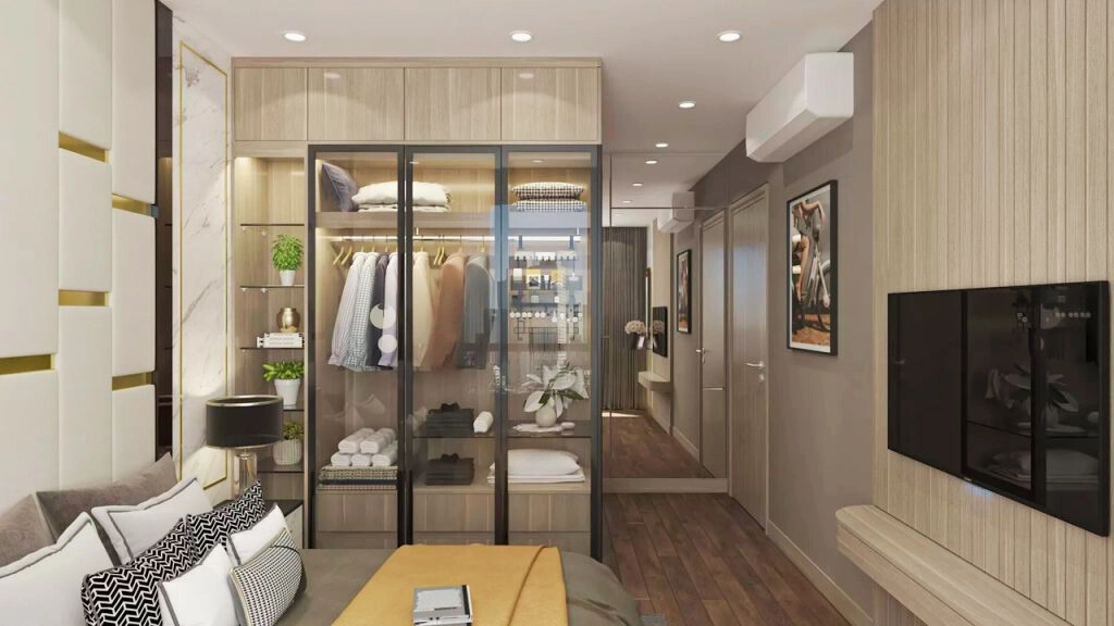 Phối cảnh phòng ngủ căn hộ A&K Tower 