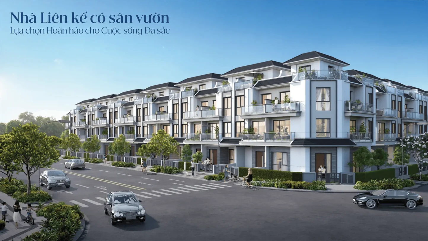 Nhà liền kế có sân vườn The Posh