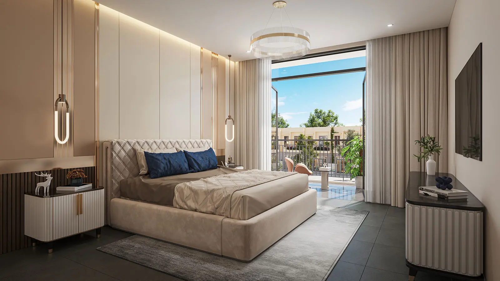 Phối cảnh nhà mẫu thương mại Lan Anh Avenue