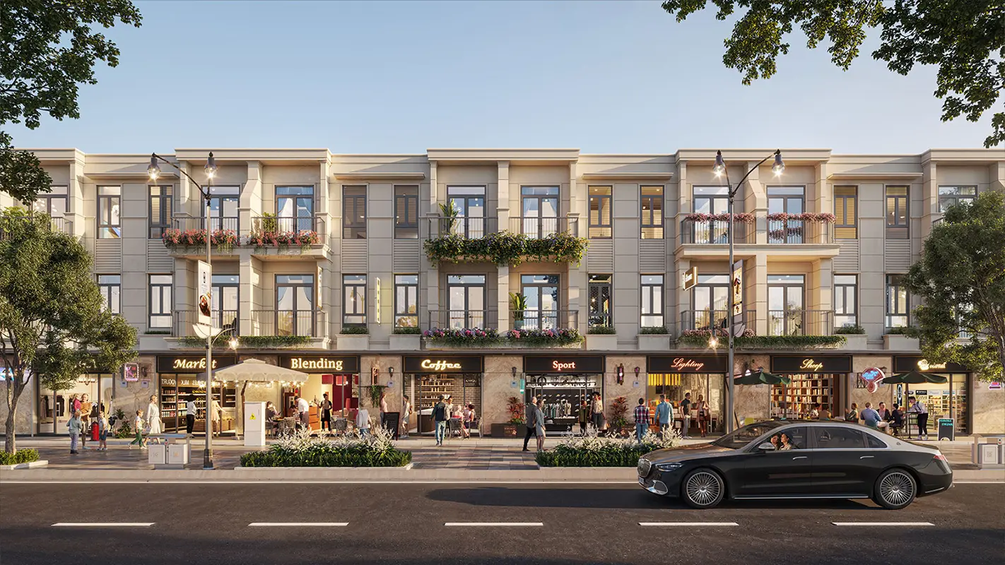 Phối cảnh nhà phố Lan Anh Avenue